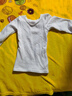 艾舞戈儿童舞蹈服秋冬季打底衣练功服女童紧身隐形肉色跳舞演出打底衫 【高弹上衣-秋冬加绒】白色 L 码（身高115-135cm） 实拍图