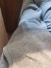 安踏（ANTA）加绒男裤休闲运动裤春季卫裤男保暖口袋简约跑步运动长裤子 拉链口袋收口-灰花灰6N-3 XL 实拍图