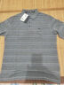 七匹狼长袖T恤男士衣服翻领条纹体恤衫男装Polo男衫保罗衫 005(浅灰)1D1A10601006 2XL 180/96A 实拍图