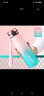 史努比（SNOOPY）运动水杯女夏季大容量1000ml高颜值户外健身便携直饮喝水塑料杯粉 实拍图