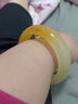 春龙黄龙玉女款玉石手镯玉镯子时尚鸡油黄水润黄玉手镯 57-58 实拍图