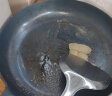 阎铁匠章丘炒锅铁锅圆底炒菜锅老式无涂层物理不粘锅家用黑锅镜面已开锅 黑锅 锅把一体镜面34CM 34cm 实拍图