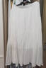百图betu女装夏季新款半身裙几何美学气质款国潮半身裙女2405T80 白色 L 实拍图