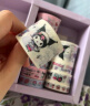 广博(GuangBo)X三丽鸥库洛米手帐胶带贴纸套装手账本高颜值彩色花边和纸贴女生儿童手工创意礼物黑色 KT86506 实拍图
