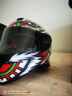 坦克（Tanked Racing）T127摩托车头盔全盔双镜片防雾电动车男秋冬安全帽黑色 醒狮 XXXL 实拍图