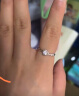 卡蒂罗（KADER）925银戒指女开口戒子结婚求婚生日礼物送女友老婆 晒单实拍图