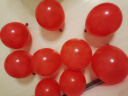 极度空间 气球求婚装饰订婚婚房布置室内石榴红双层气球50个装含打气筒 实拍图
