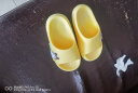 巴布豆儿童拖鞋男女童宝宝软底居家浴室夏季凉拖鞋 黄色 170码 实拍图