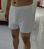 红豆内裤男夏季冰丝无痕宽松阿罗裤薄款速干平角睡裤 象牙白175 实拍图