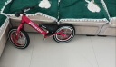 飞鸽儿童平衡车自行车滑步车男女滑行车两轮童车学步单车辐条轮酒红色 实拍图