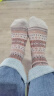 俞兆林6双装袜子女中筒袜春夏季棉质日系复古堆堆袜菱格ins潮 英伦复古中筒6双 均码 实拍图