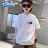 迪士尼（Disney）儿童棉质T恤夏季短袖2023新款帅气时髦中大童男童上衣T恤童装潮 白色 140cm 晒单实拍图