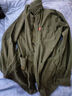 狄帝鲨（DIDISHA）灯芯绒长袖衬衫男士秋冬季2024新款百搭衬衣工装外套痞帅休闲男装 绿色 XL 【建议135-155斤】 实拍图