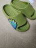 儿童拖鞋男童夏季卡通恐龙室内家居防滑中大童外穿运动凉拖鞋男孩 恐龙【绿色】 34 -35码【内长22cm】 实拍图