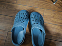 回力洞洞拖鞋休闲室内户外轻便透气不易滑包头沙滩鞋HL03271蓝灰39码 实拍图