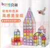 贝磁（Bmag）彩窗磁力片儿童玩具3-6岁磁力积木宝宝益智礼物 160片莫兰迪礼盒 实拍图