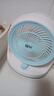 骆驼入夏桌面空气循环扇航空涡轮对流制冷风家用节能轻音台式大风力宿舍小型风扇小型台式宿舍风扇制冷 摇头版纯铜电机+三米延长线（延保3年） 实拍图