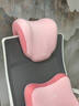 知梦人腰靠腰部靠垫久坐护腰神器腰枕办公室靠背腰托座椅头枕加装护颈枕 ZMR舒享套装组合--双粉拼色 实拍图