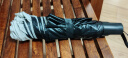 惠寻 京东自有品牌 纯色8骨黑胶晴雨两用男女折叠双人三折防晒伞 米色 实拍图