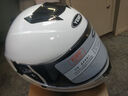 野马（YEMA）摩托车头盔电动车全盔男女士四季机车3C认证成人骑行电瓶车安全帽 陶瓷白-透明镜 透明镜片 实拍图