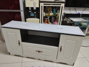 木奉堂电视柜茶几组合落地简约小户型欧式轻奢储物柜加高款组合简易地柜 120高级灰电视柜 配套钢化玻璃面 实拍图
