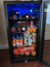 奥克斯（AUX）冰吧 单门 小型电冰箱迷你 红酒柜冷藏柜透明玻璃门展示柜 商用 冷柜 家用保鲜柜 JC-90K118LD冰吧 冷藏+蓝光 实拍图