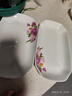 云鸿陶瓷6-16人碗碟套装家用陶瓷碗筷餐具陶瓷中式吃饭碗盘子菜盘简约 粉黛佳人 82件配品锅 实拍图