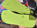 havaianas哈唯纳Top炫彩夹脚人字拖女夏海边平底拖鞋亲子款 新色1411-柠檬绿 41-42 巴西码 实拍图