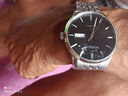 罗西尼（ROSSINI）手表男自动机械表黑盘钢带生日礼物国表商务夜光防水 5220099 实拍图