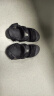 意利船长凉鞋男士时尚厚底休闲魔术贴凉拖一脚蹬 XDZ9316 黑色 40 实拍图