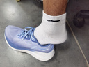 李宁（LI-NING）袜子男跑步运动袜女中筒短棉袜加厚吸汗透气抗菌四季篮球羽毛球袜 白色 透气抗菌【三双装】 L码 实拍图