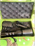 群火强光手电筒三光源充电变焦白光绿光红外线户外露营便携激光镭射笔 一电一充【18650】 实拍图