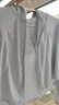 蕉下（beneunder）防晒衣女1.5冰丝连帽外套凉感透气加宽黑胶帽檐雾轻雾语蓝L 实拍图