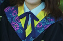 坤随 小长柄领结jk免打纯色蝴蝶结领花女学生百搭制服衬衫领绳细窄版 小长柄蝴蝶结领花藏青色1个 实拍图