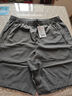 安踏短裤男五分运动裤夏季冰丝透气运动速干裤宽松休闲裤跑步健身裤 -1男装灰【斜插方便口袋】 2XL (185) 适合160-180斤 实拍图