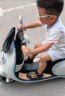 ANGI BABY儿童电动车摩托车1-3-6岁可坐大人电瓶三轮车男女孩玩具礼物 实拍图