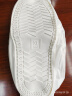 博沃尼克防雨鞋套加厚底便携式防水防滑耐磨雨靴套透明平底白色适合40-41 实拍图