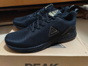 匹克（PEAK）男鞋新款低帮网面耐磨减震跑步鞋舒适透气运动鞋 【男款】黑色/金色 42 实拍图