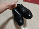 金利来（goldlion）男鞋男士时尚正装皮鞋舒适耐穿牛津鞋58021029501A黑色41 晒单实拍图