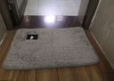 遇上佳人 防滑吸水地垫 防尘浴室吸水脚垫厕所垫厨房浴室家用卧室床边地毯 地垫【熔岩灰】 实拍图