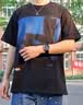 马克华菲（MARK FAIRWHALE）手表男士大表盘多功能男表简约休闲时尚夜光防水腕表礼物送男朋友 玫金黑面网带 实拍图