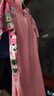李宁（LI-NING）儿童泳衣女童连体泳衣平角短袖卡通游泳训练720 红色花 160  实拍图
