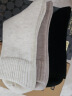 京东京造【Warm-Tech】3双装-70支丝光羊毛加厚中筒女休闲袜 实拍图