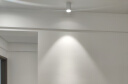 雷士（NVC） 筒灯LED明装射灯可折叠免开孔天花灯客厅背景墙玄关灯旋转筒射灯 明装吸顶-7W暖白-光束角24° 实拍图