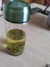 汤臣派玻璃杯单层加厚小号容量迷你水杯 北欧绿340ML 实拍图