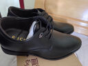 宜驰（EGCHI）皮鞋男士商务休闲正装英伦耐磨舒适通勤鞋子男 1618-G 黑色 42 实拍图