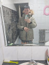 君羽户外羽绒服男中长款800蓬白鹅绒工装风加厚防风保暖鹅绒服C52035 茶灰 S （推荐120斤以下） 实拍图