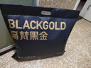 高梵黑金儿童鹅绒服旗舰中长款户外羽绒服男女童官方冬季亲子外套加厚 黑色亮面 160 实拍图