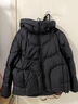 森马（Semir）轻松羽绒|90鸭绒羽绒服女冬季短款宽松花苞连帽甜美三防保暖外套 黑色（灰鸭绒）90001 2XL 实拍图