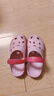 酷趣（Coqui）儿童洞洞鞋男童女童轻质排沙两穿休闲拖鞋大童糖果粉30-31 CQ8538 实拍图